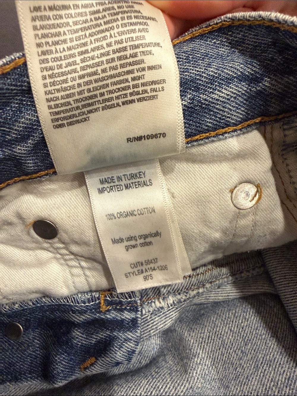 Agolde 90's Pinch Waist Jeans in Navigate size 26 - Picture 5 of 9